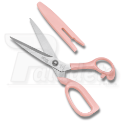 TESOURA CORTE E COSTURA COM CAPA PROTETORA - ROSA
