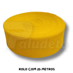 Viés Boneon 25mm x 25mt Amarelo Ouro Viés Boneon 25mm x 25mt Amarelo Ouro