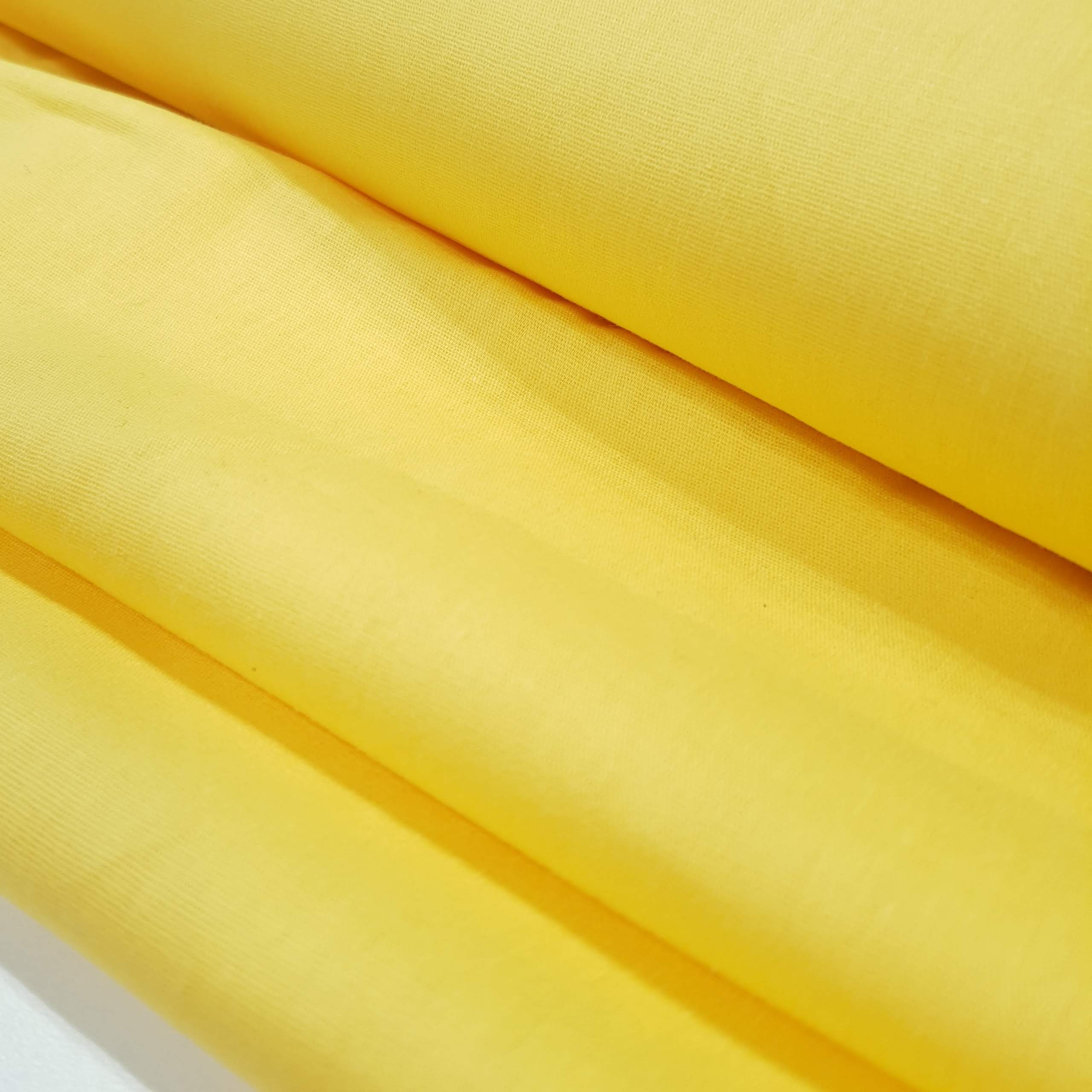 Tricoline 100% algodão - Amarelo